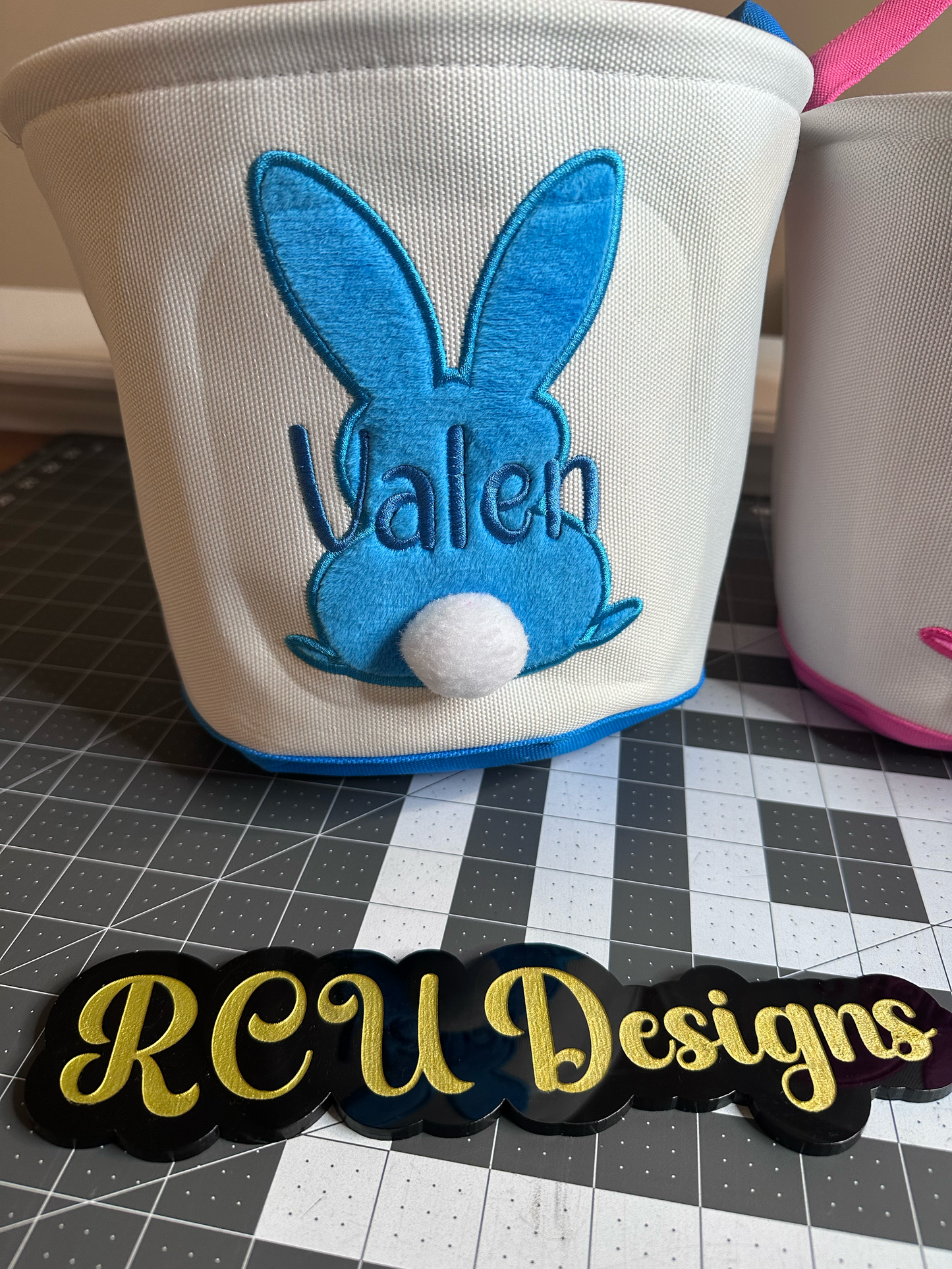 Personalized Easter Bunny Basket