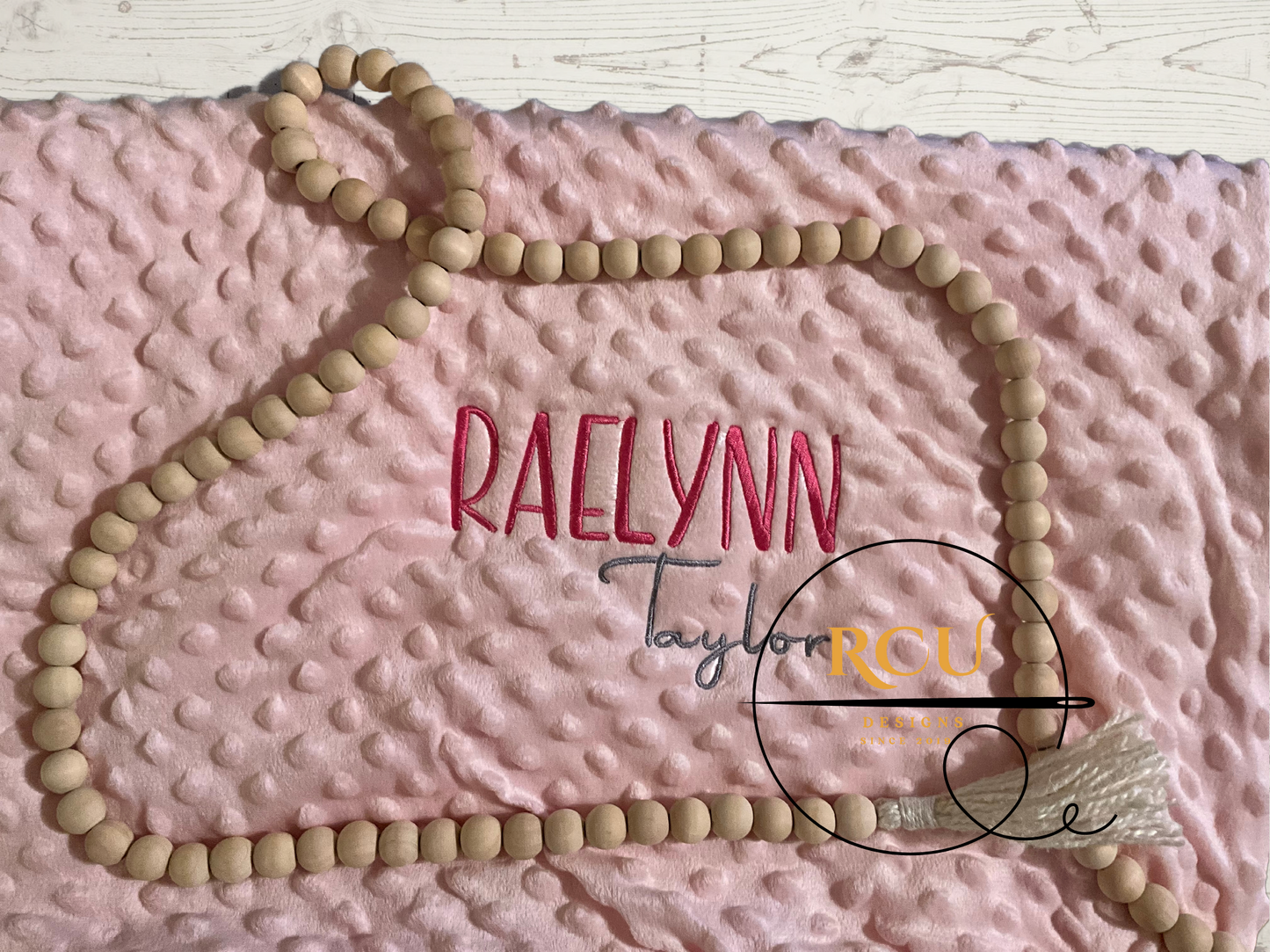 Name embroidery-product not included