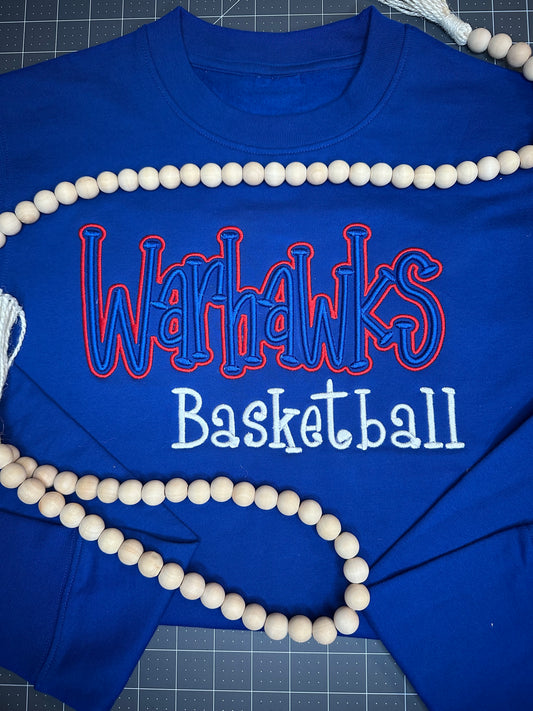 3D puff Warhawks Sports Spirit