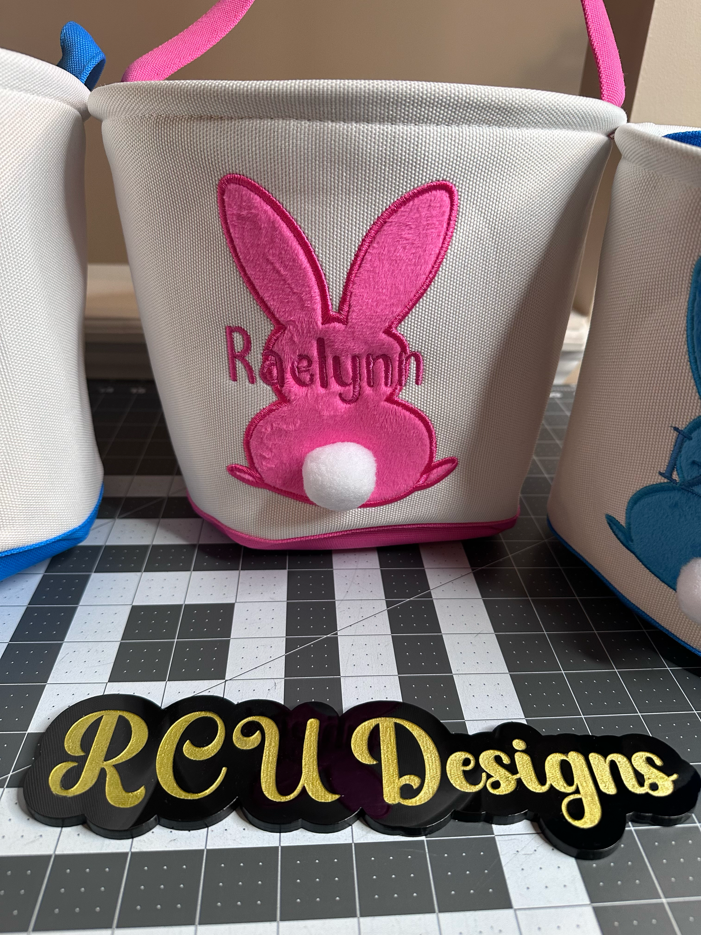 Personalized Easter Bunny Basket