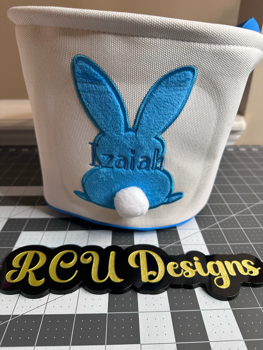 Personalized Easter Bunny Basket